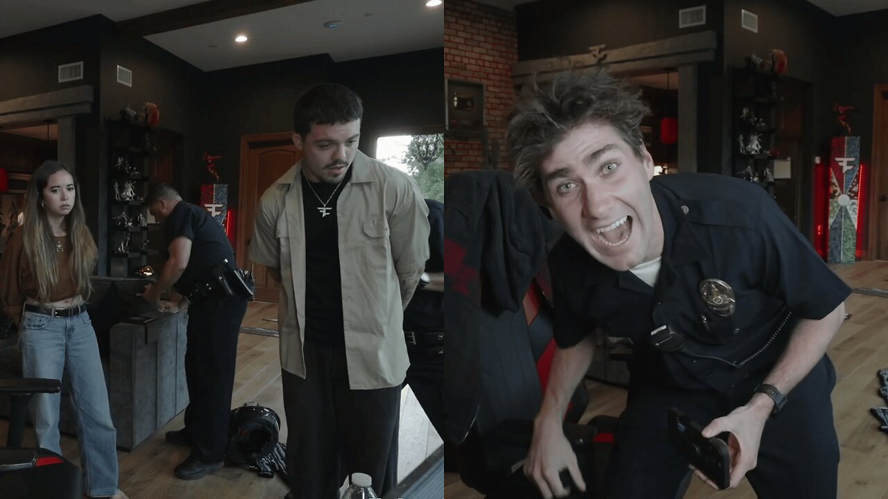 Airrack Pranks FaZe Adapt & Maya With Fake Police Raid on Stream