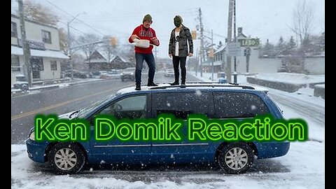 Ken Domik Reaction - First Snow Storm Stealth Camping - 2025