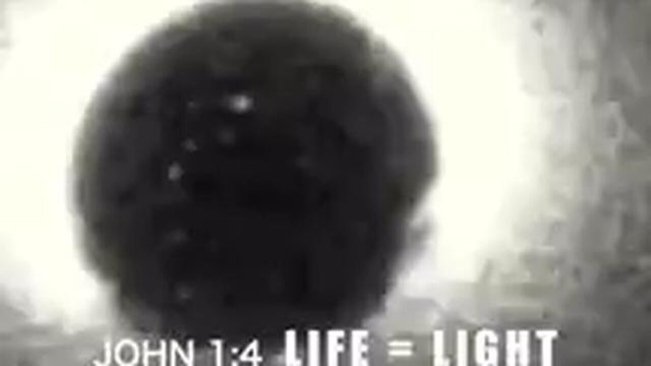 This is what happens in the moment of conception - GOD JESUS LIGHT = LIFE