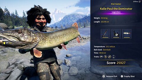 Legendary Fish Kalle Paul the Dominator COTW The Angler Trollspret Nature Reserve 6 November 2025