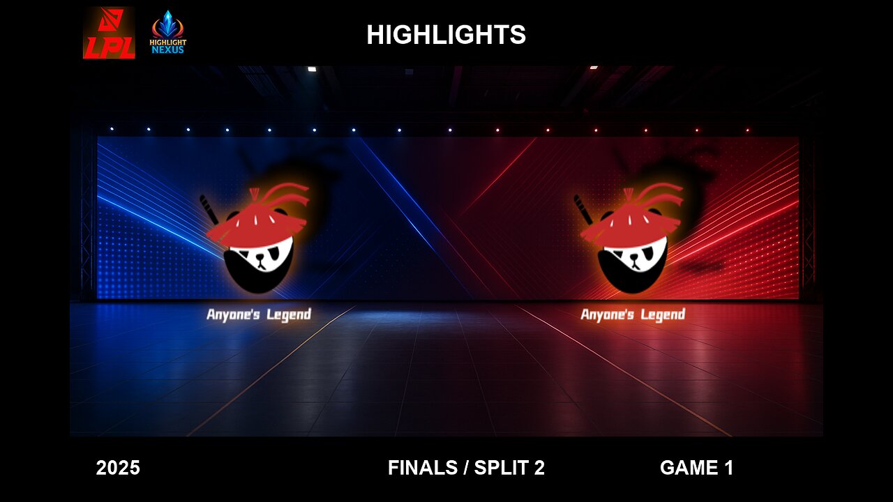 AL vs BLG Game 1 Highlights - LPL Split 2 Finals 2025 - Anyone's Legend vs Bilibili Gaming