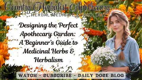 Designing the Perfect Apothecary Garden: A Beginner’s Guide to Medicinal Herbs and Herbalism