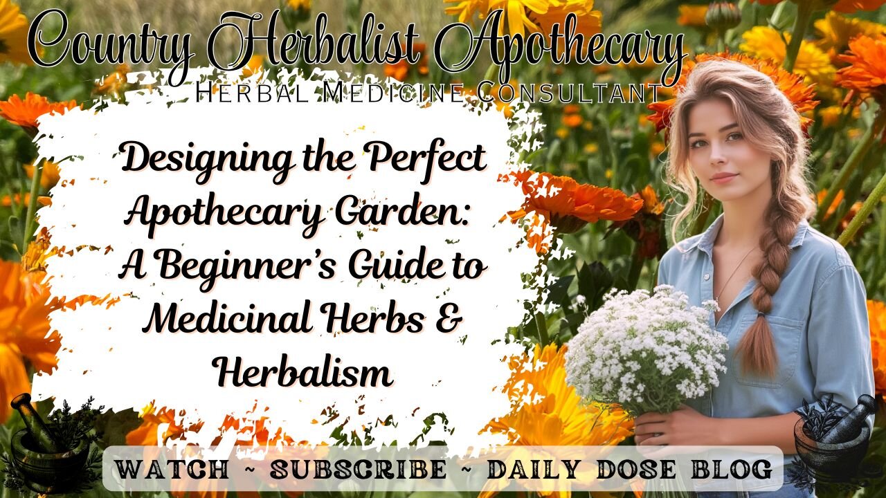 Designing the Perfect Apothecary Garden: A Beginner’s Guide to Medicinal Herbs and Herbalism