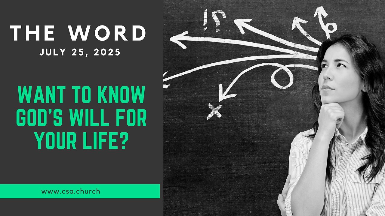 Want To Know God's Will For Your Life?