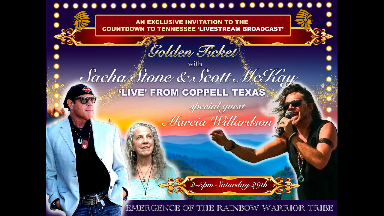 3.29.25 @ 3-6PM EST - New Earth Golden Ticket, Countdown Tennessee