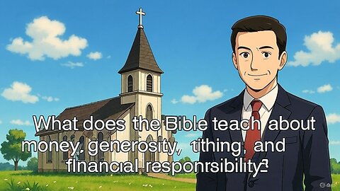 What does the Bible teach about money, generosity, tithing, and financial responsibility?