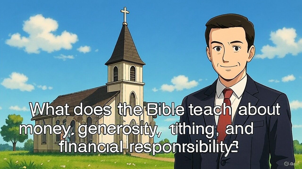 What does the Bible teach about money, generosity, tithing, and financial responsibility?