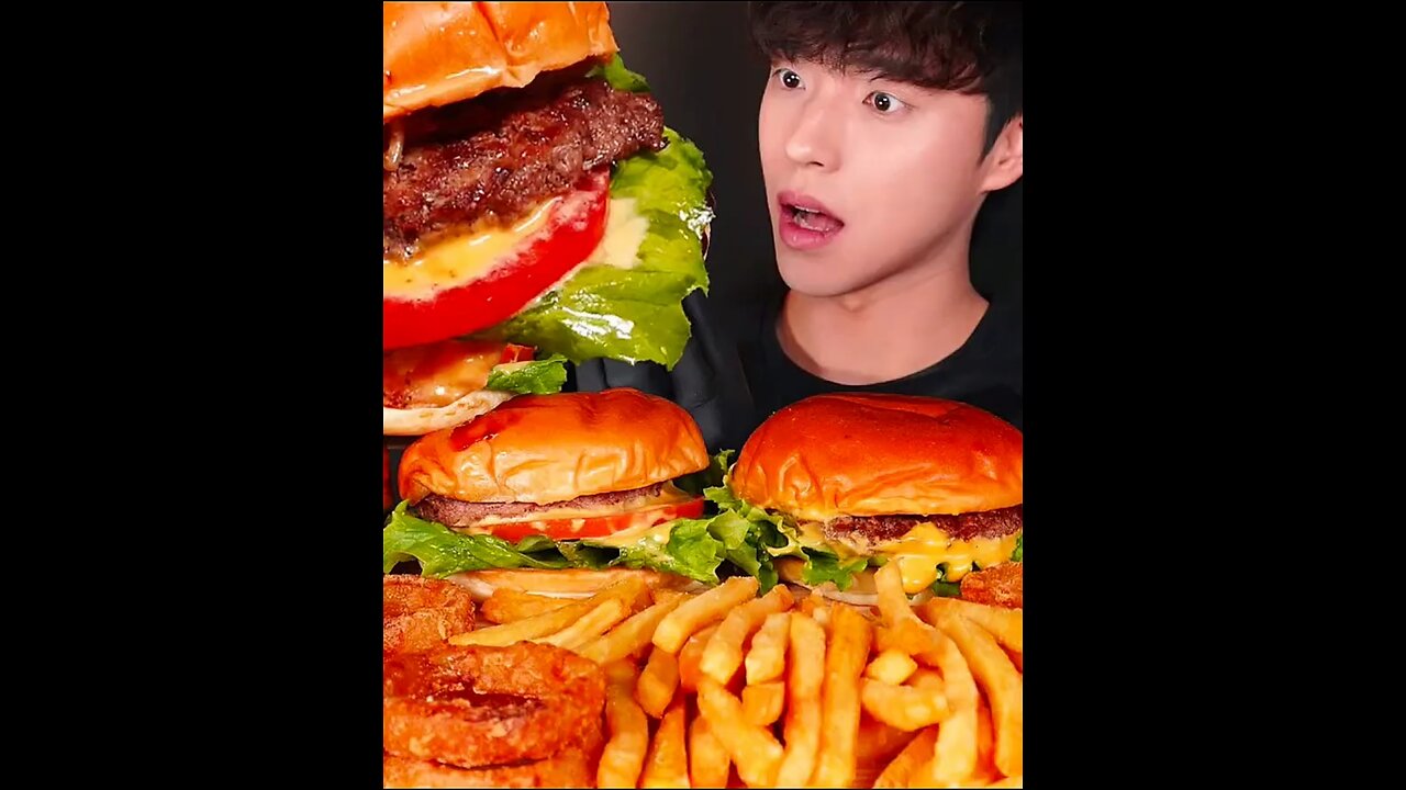 beef burger #burger #fried #food