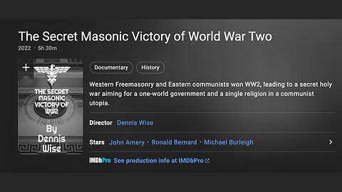 The Secret Masonic Victory of World War 2