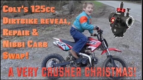 Crusher's "new" Apollo RFZ 125cc Dirtbike! NIBBI Carb?! A Very Crusher Christmas Part 1