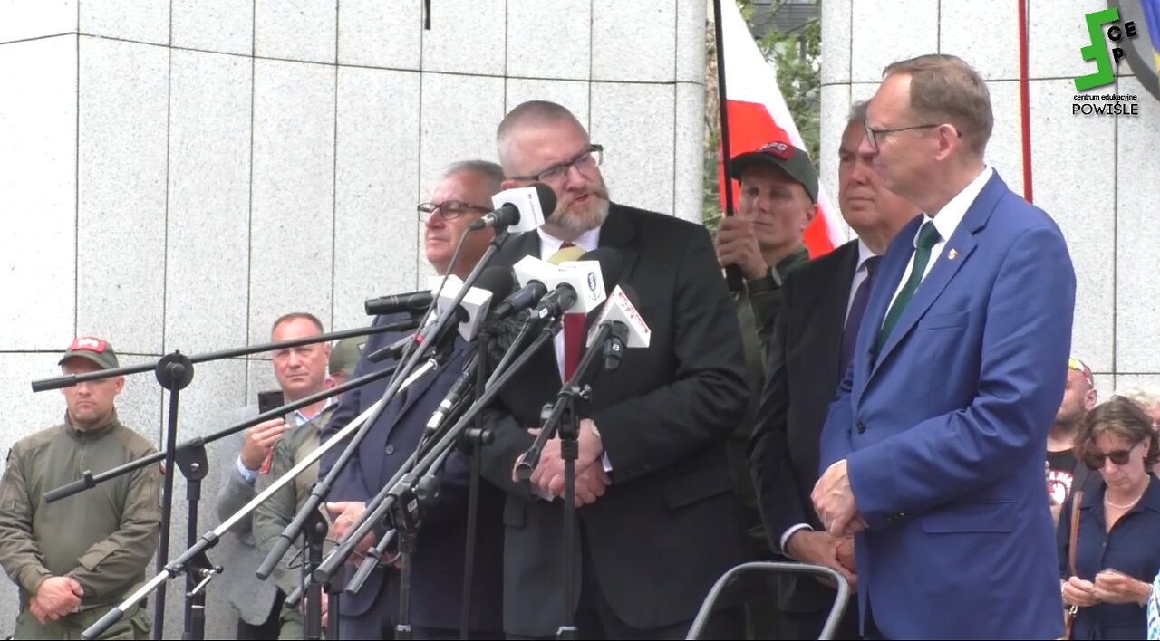 Grzegorz BRAUN: Kto Zrobi Lepiej Żydom - na to się licytują politycy warszawscy, Pikieta pod Sejmem