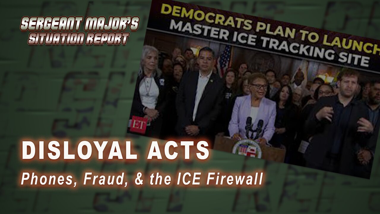 Disloyal Acts | Sergeant Major's Situation Report w/John Gillette