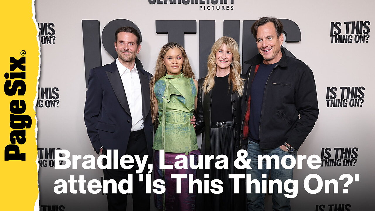 Bradley Cooper, Laura Dern, Will Arnett attend 'Is This Thing On?' New York screening