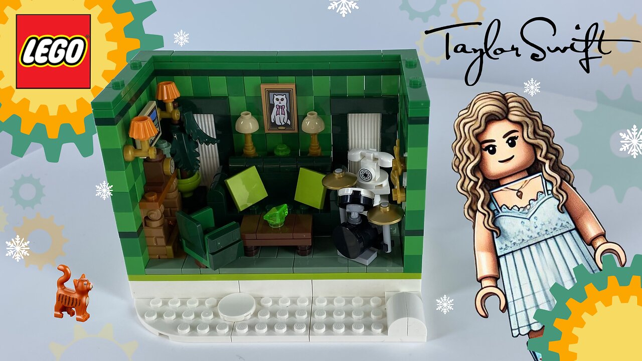💚 Lego Taylor Swift MOC The Green Room Lover House #TaylorSwift #taylorswifteras #swifties #lego
