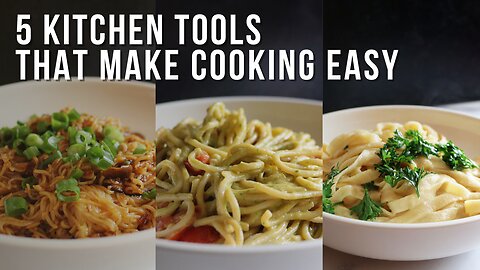 The 5 Tools I Actually Use for Plant Based Cooking