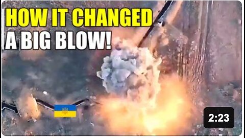 Drones drop devastating explosive on Ukrainian ammunition depot at Kherson fortress