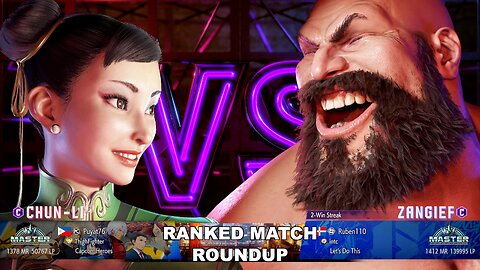 Kuya Kalbo SF6 Ranked Match Roundup. Chun Li Master Rank [Hori Fight Stick]