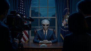 Alien Galactic President News Announcement