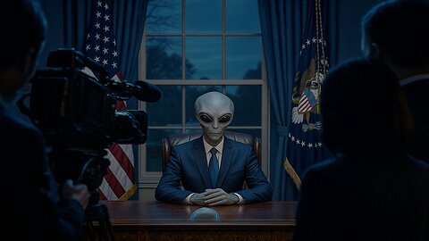 Alien Galactic President News Announcement