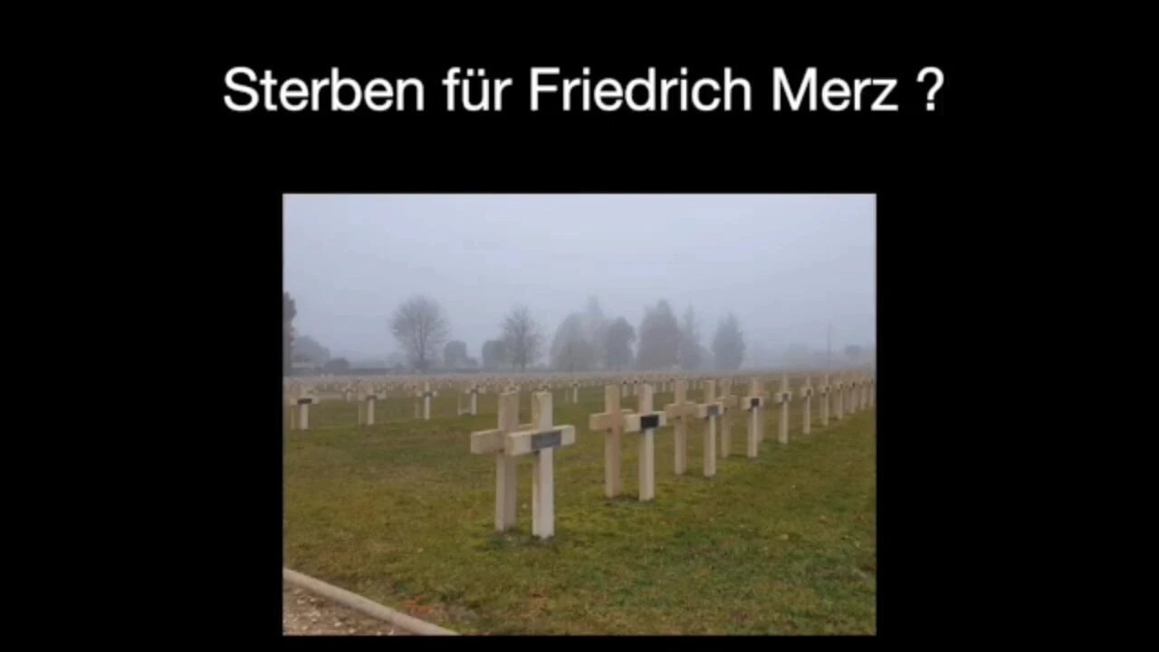 Sterben für Friedrich Merz?