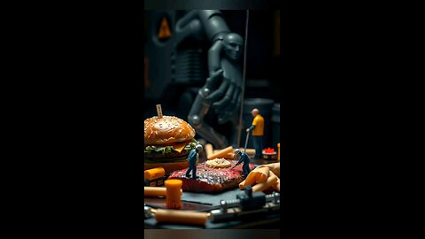 burger bun making