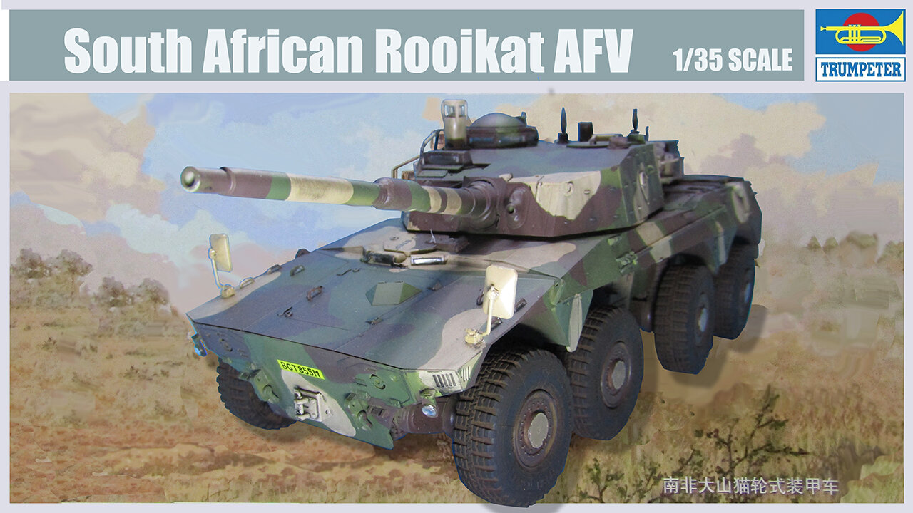 Courage Under Fire - Trumpeter's 1/35 South African Rooikat AFV