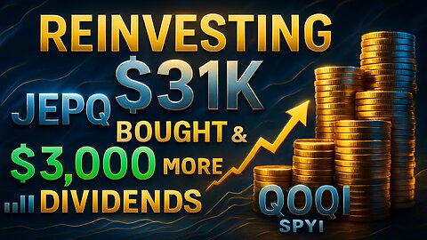 Reinvesting $31K: JEPQ Bought & +$3,000 More in Dividends 🔁📊