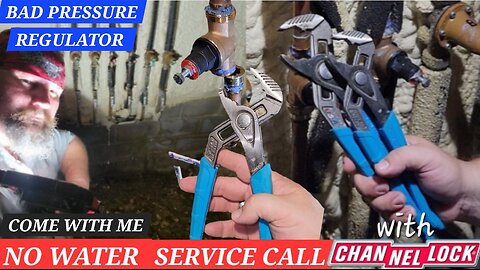 Bad Water Pressure Relief Valve Replaced with Channellock