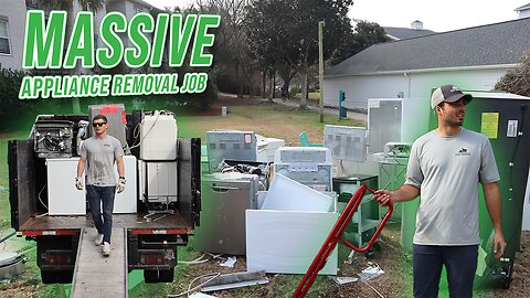 MASSIVE Appliance Cleanout Removing 35+ Old Washers, Dryers & More | Charleston, SC