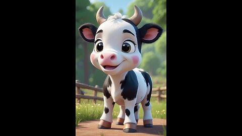 "Mischievous Monkey Destroys Cow's Creation – Barnyard Chaos Ensues!"