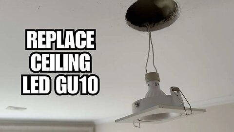 HOW TO REMOVE AND REPLACE A RECESSED LED CEILING LIGHT