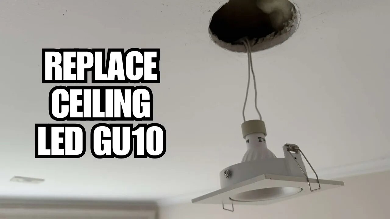 HOW TO REMOVE AND REPLACE A RECESSED LED CEILING LIGHT