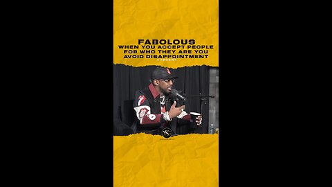 @myfabolouslife When you accept people for who they are you avoid disappointment.