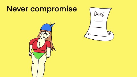 Never compromise