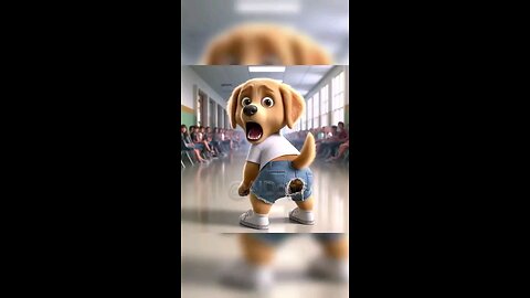 The awkward moment that cute puppy will never forget #аі #dog #aidog #cute #puppy #cartoon #aiart