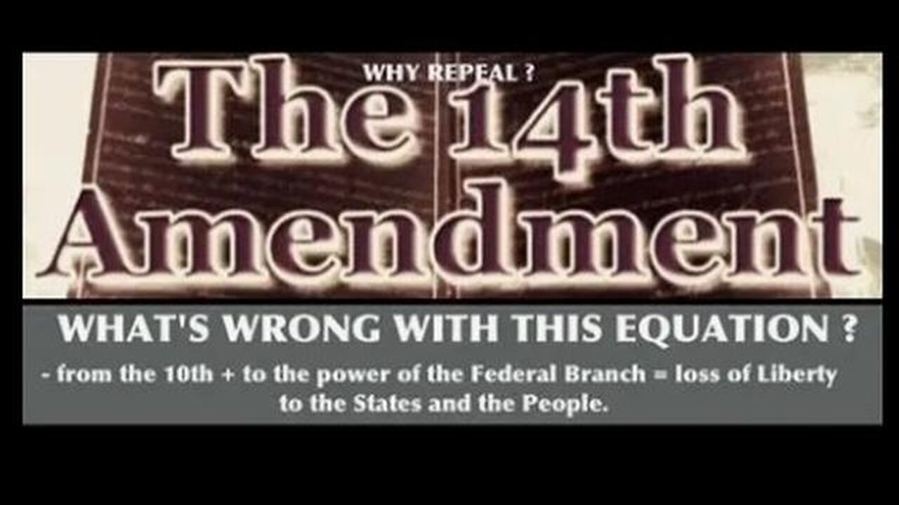 The 14th Amendment Fiasco