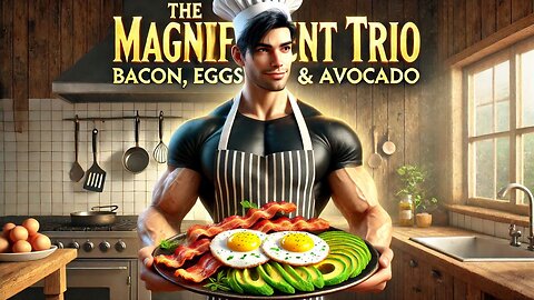 The Magnificent Trio: Bacon, Eggs & Avocado