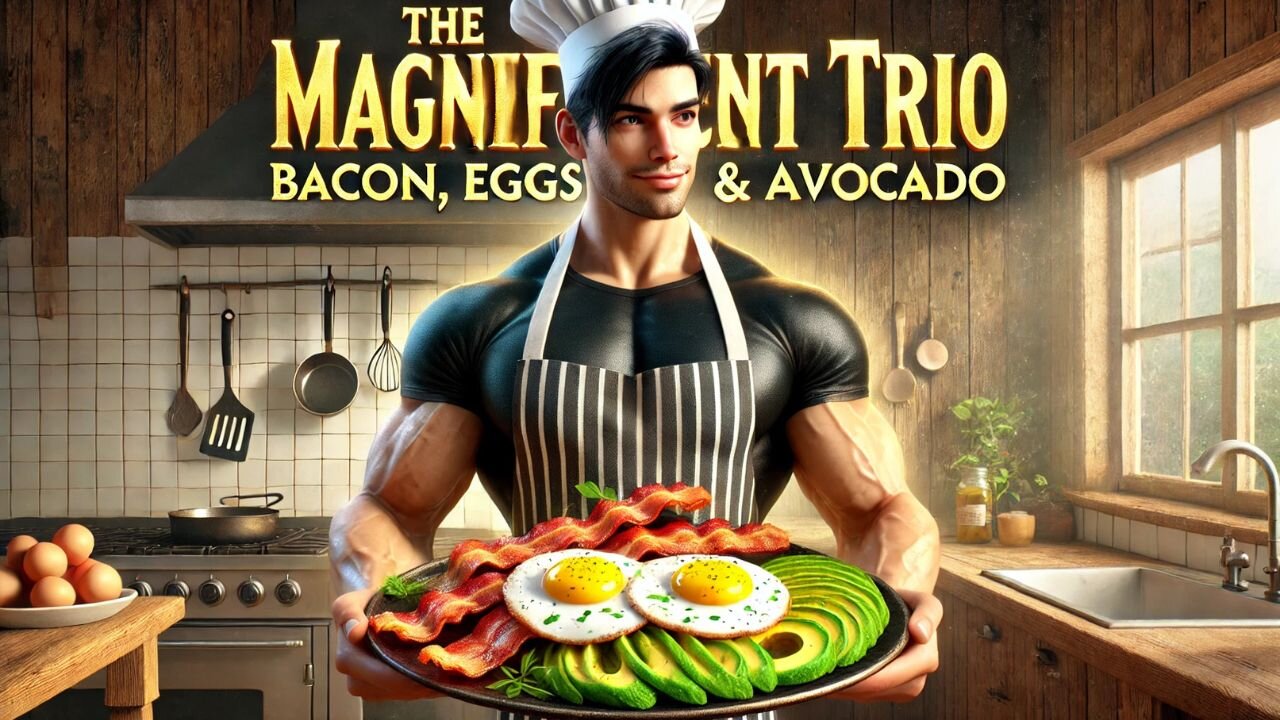 The Magnificent Trio: Bacon, Eggs & Avocado