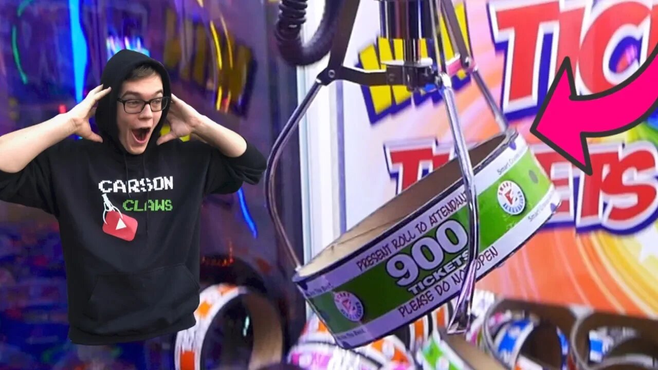 HUGE CLAW MACHINE JACKPOT!