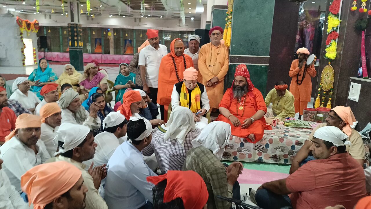 🔥Haryana Minister Arvind Sharma’s EPIC Surprise During Navratri Aarti – Guru Baba Kamalpuriji🙏✨