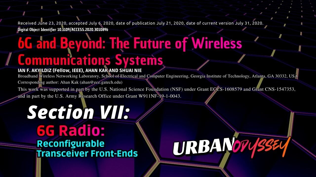 6G Radio Front-Ends: Reconfigurable Transceivers & Terahertz (White Paper Pt. 7)