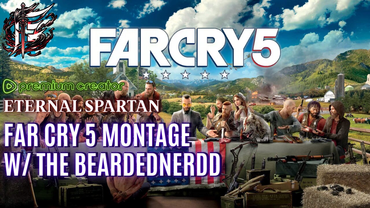 Eternal Spartan and TheBearded Nerdd Play Far Cry 5 | Mullet Boys Montage 3