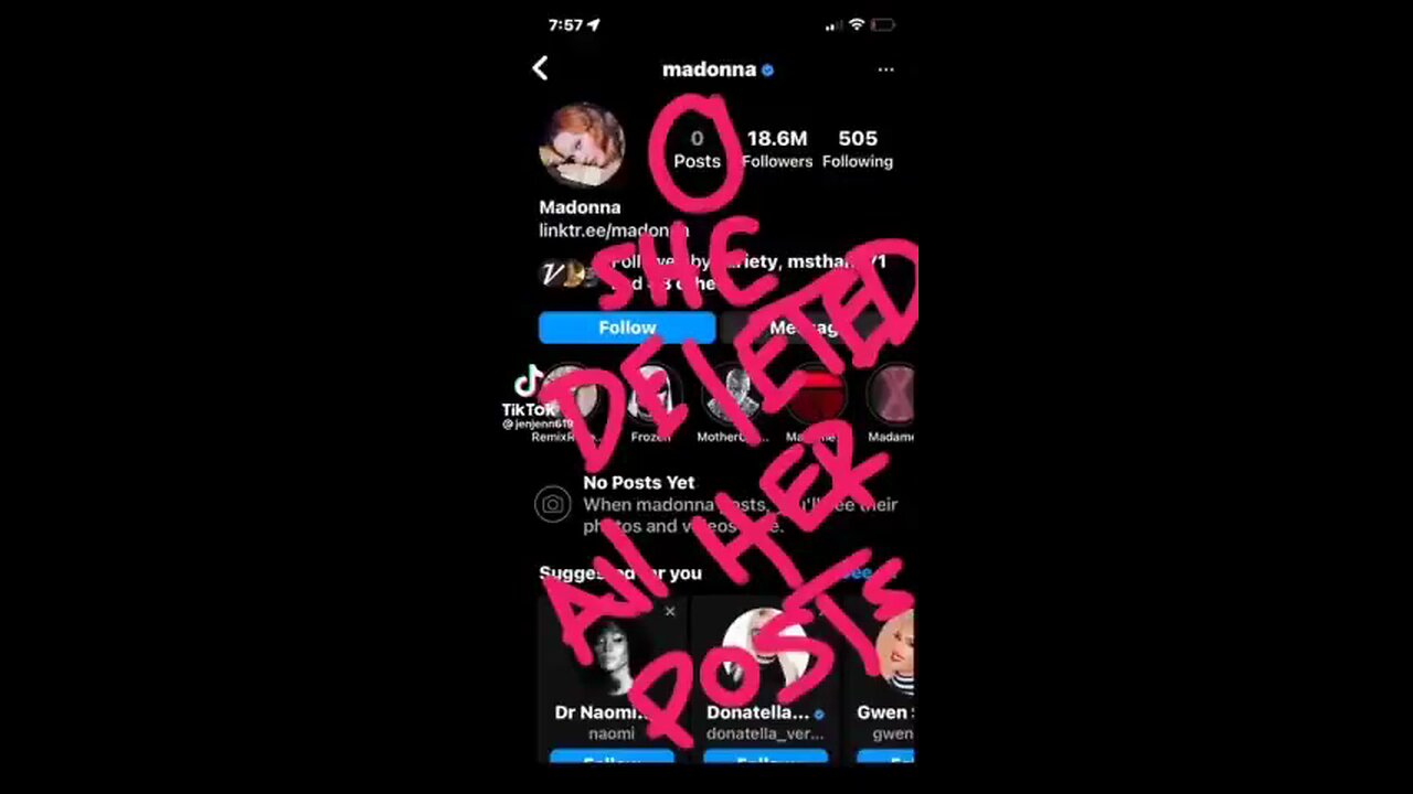 She Deleted All Her Posts...