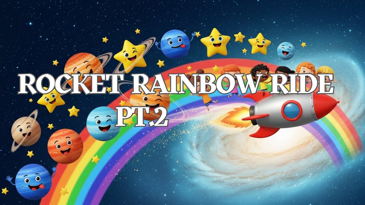 Rocket Rainbow Ride Pt.2 | Fun Kids Song about Rockets and Space