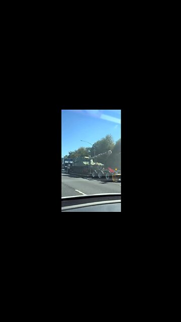 Tank being transported to the Baltimore area. To the Army facility?