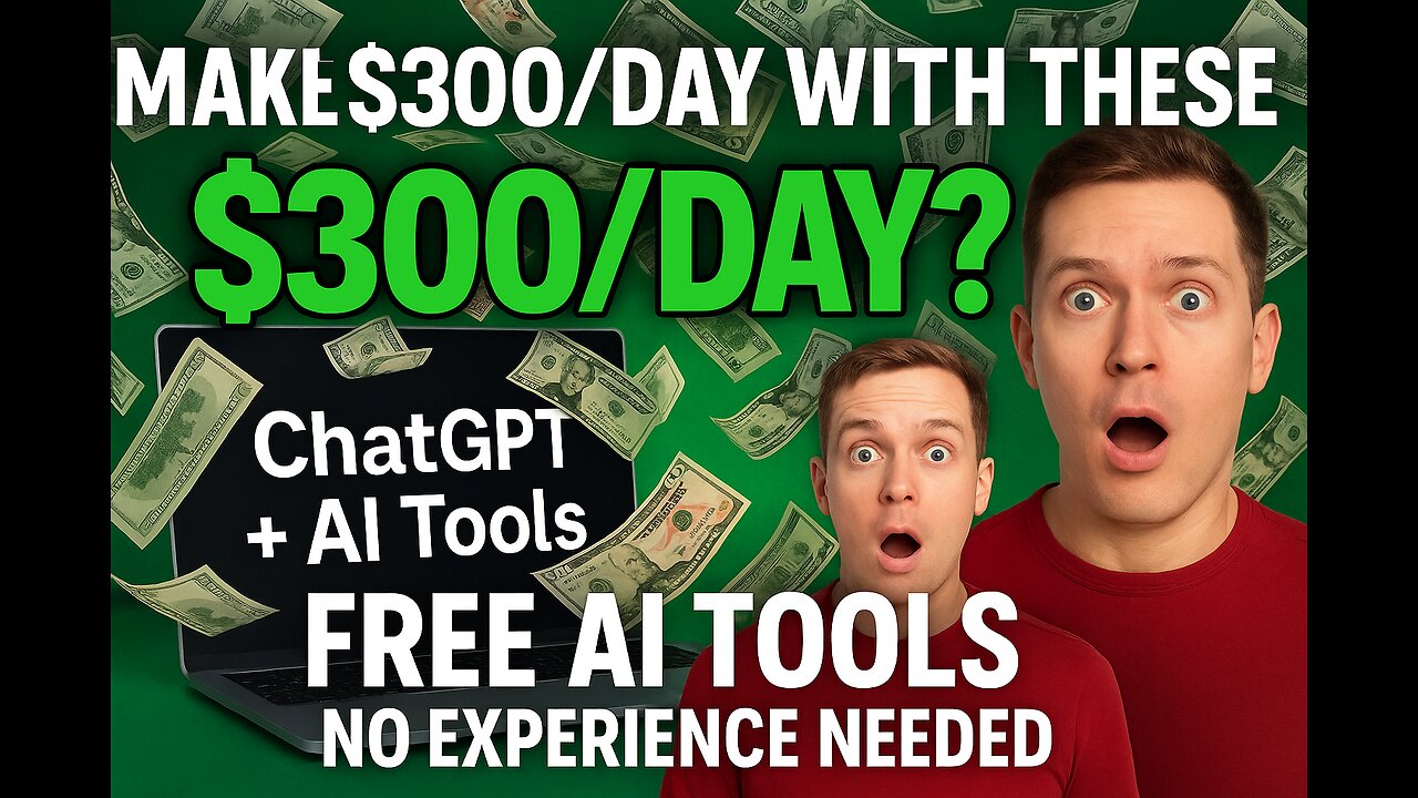 How to Make $300/Day with FREE AI Tools (No Skill Needed)