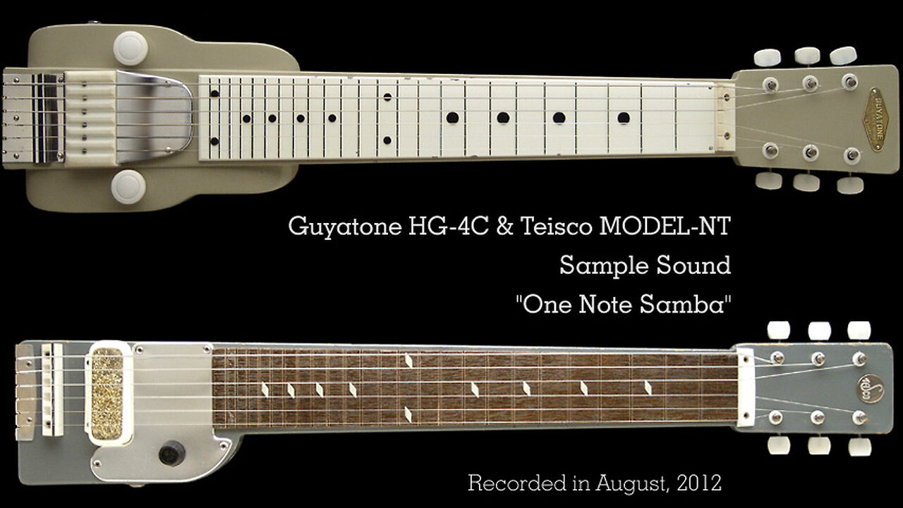 Guyatone HG-4C and Teisco MODEL-NT Sample Sound "One Note Samba"