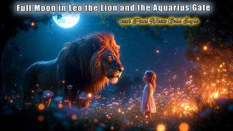 Full Moon in Leo the Lion and Aquarius Gate + X8 Solar Flare 🕉 Divine Template 🕉 Quantum Reset Point