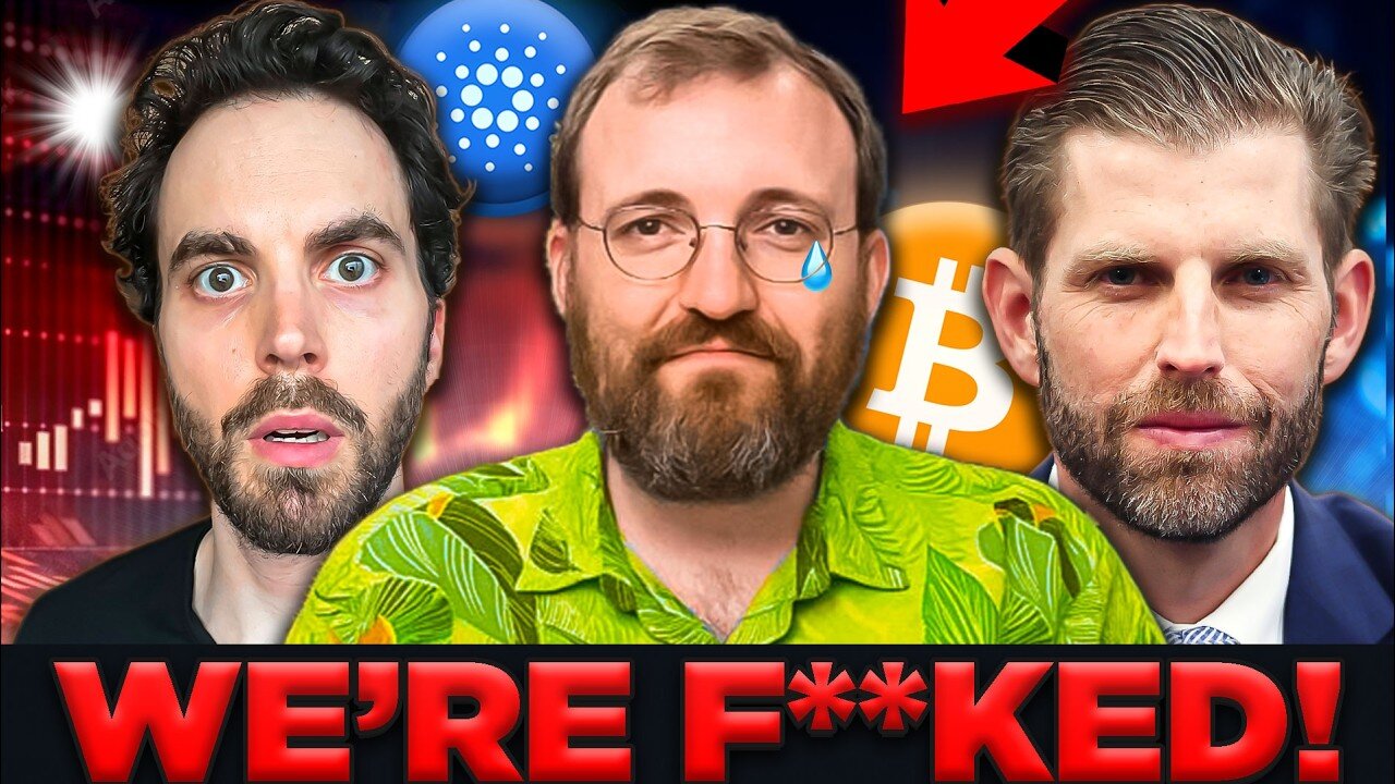 Crypto Holders Are F**ked | Cardano Founder s EMOTIONAL Plea
