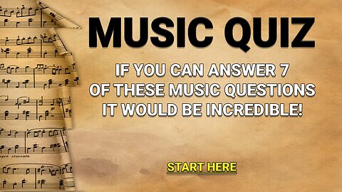 10 Fresh Music Questions